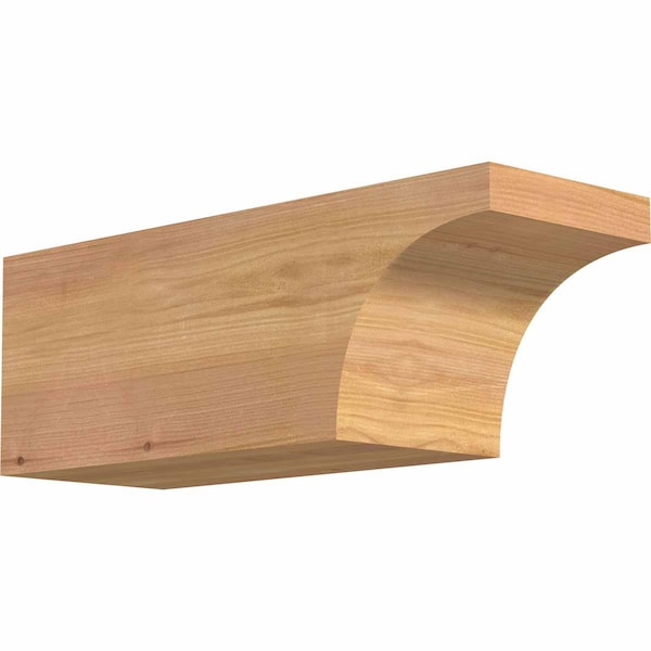 Ekena Millwork Huntington Smooth Rafter Tail, Western Red Cedar, 5 1/2"W x 6"H x 16"L RFT06X06X16HUN00SWR - main